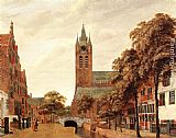 Delft Canvas Paintings - View of Delft